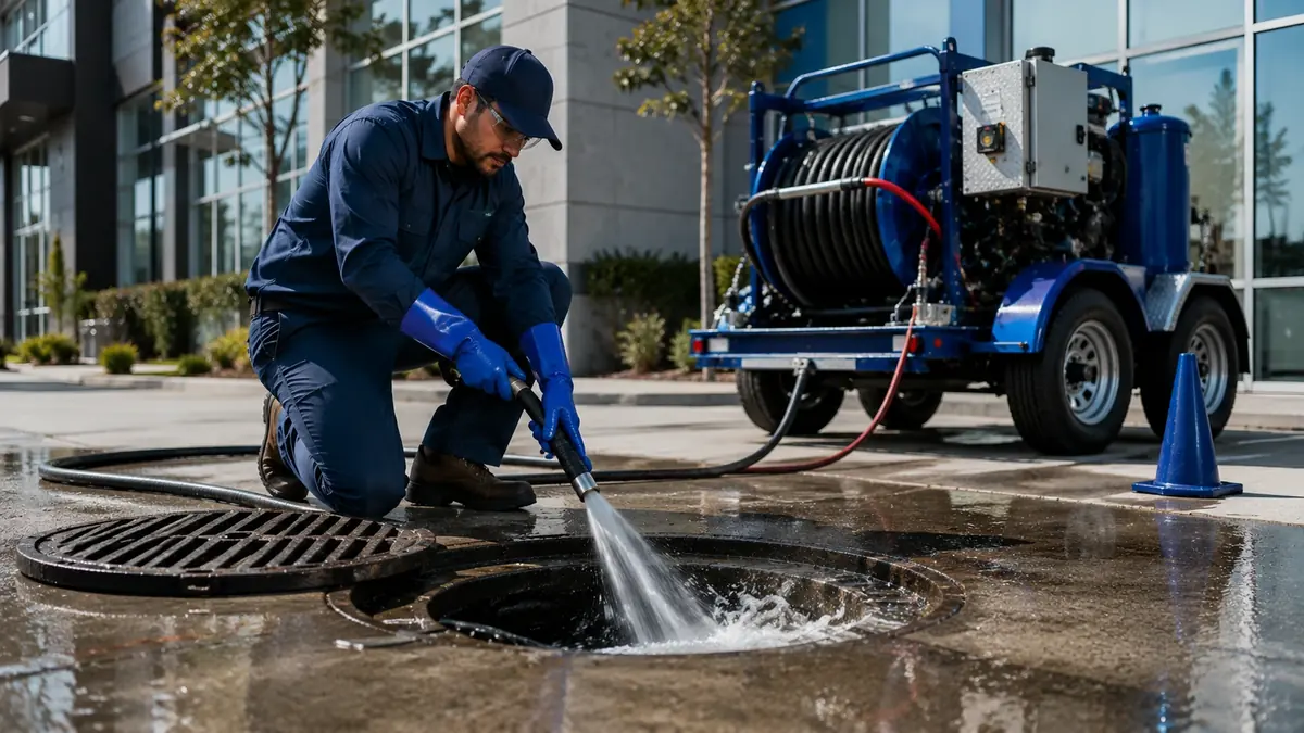 Commercial Hydro Jet Drain Cleaning in Danville