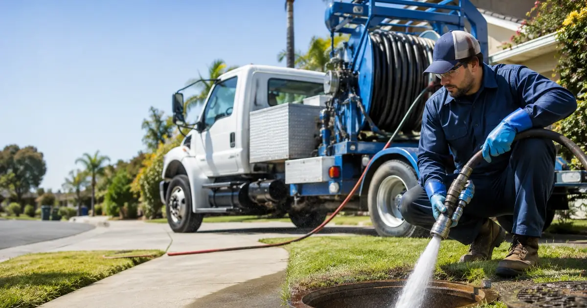 Hydro jet sewer cleaning Danville