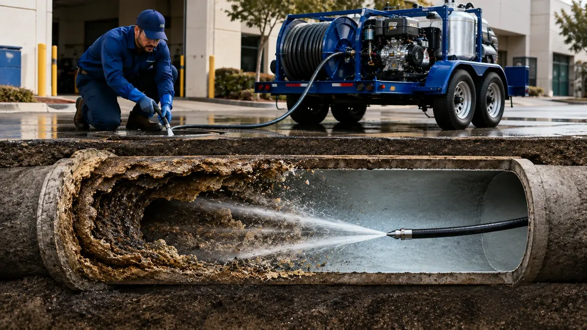 Sewer Pipe Descaling in Danville